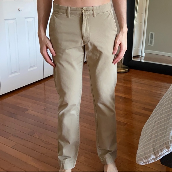 J. Crew Tan Khaki Chino Pants (29W x 32L) - Picture 2 of 6